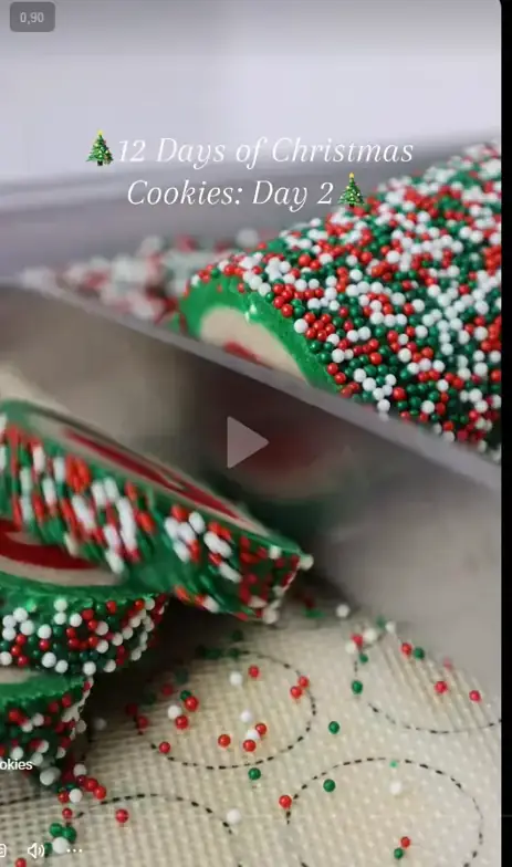 Postre navideño preparado por una estudiante